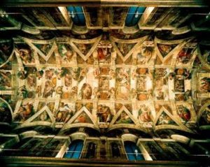 Michelangelo's fresco on the Sistine Chapel ceiling