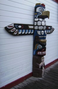 A powerful symbol of Alaska the totem pole conveys esoteric wisdom