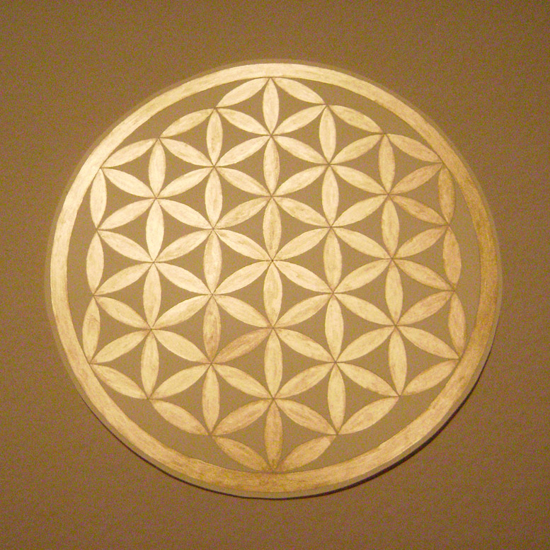 The Flower of Life and the Gold Circle